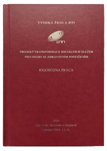 Rigorózní práce - Vysoká škola DTI - výroba AZ-Diplomky.cz